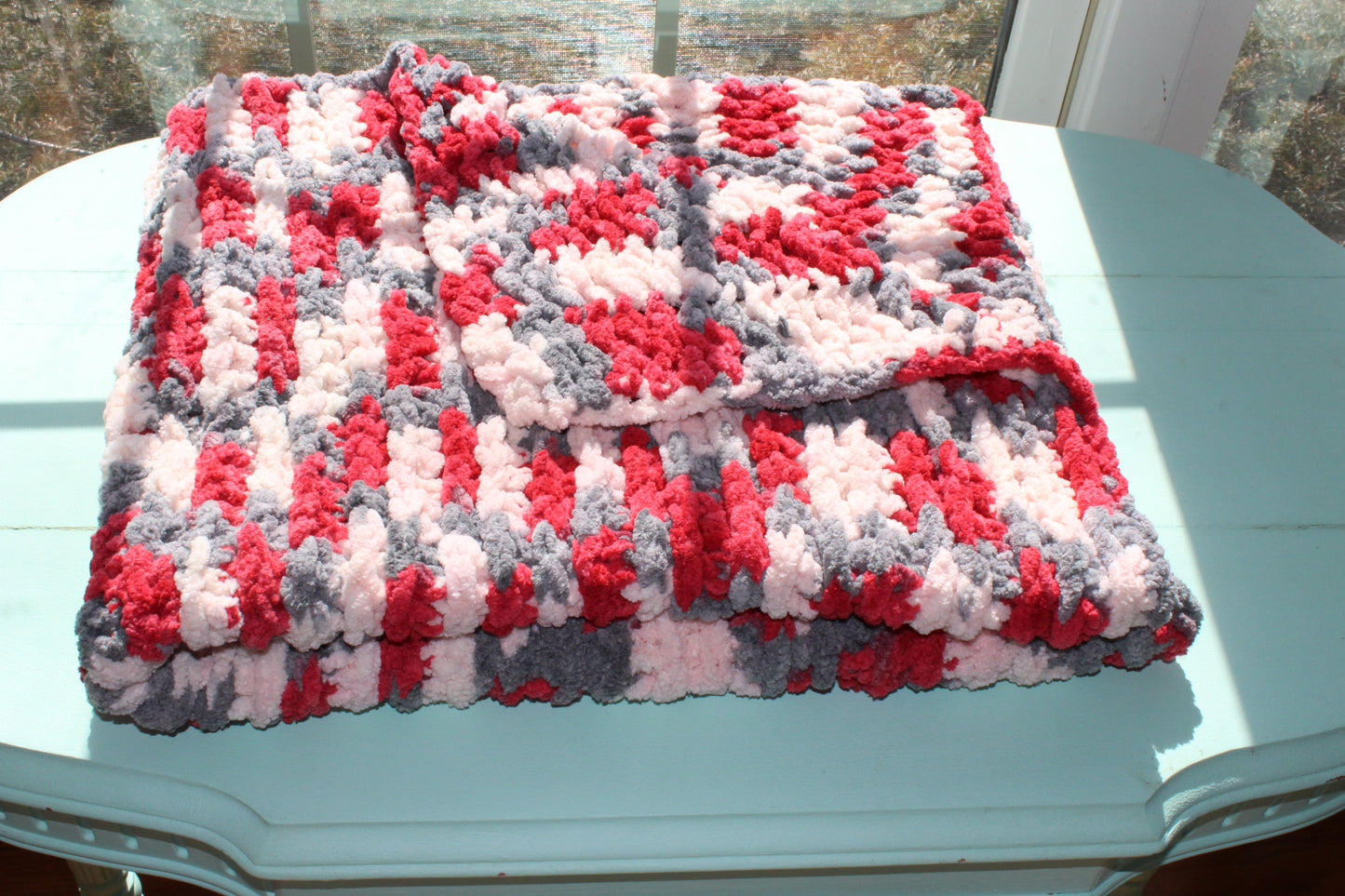 Crochet Plush Baby Blanket